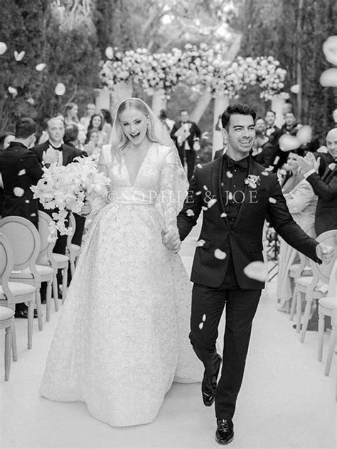 sophie turner wedding gown.